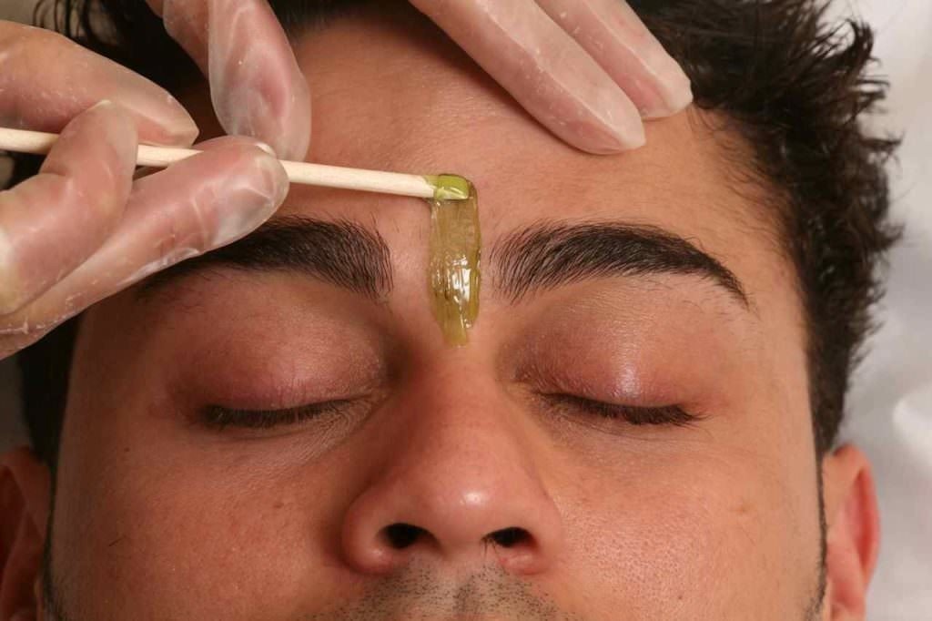 eyebrows waxing hair removal for men