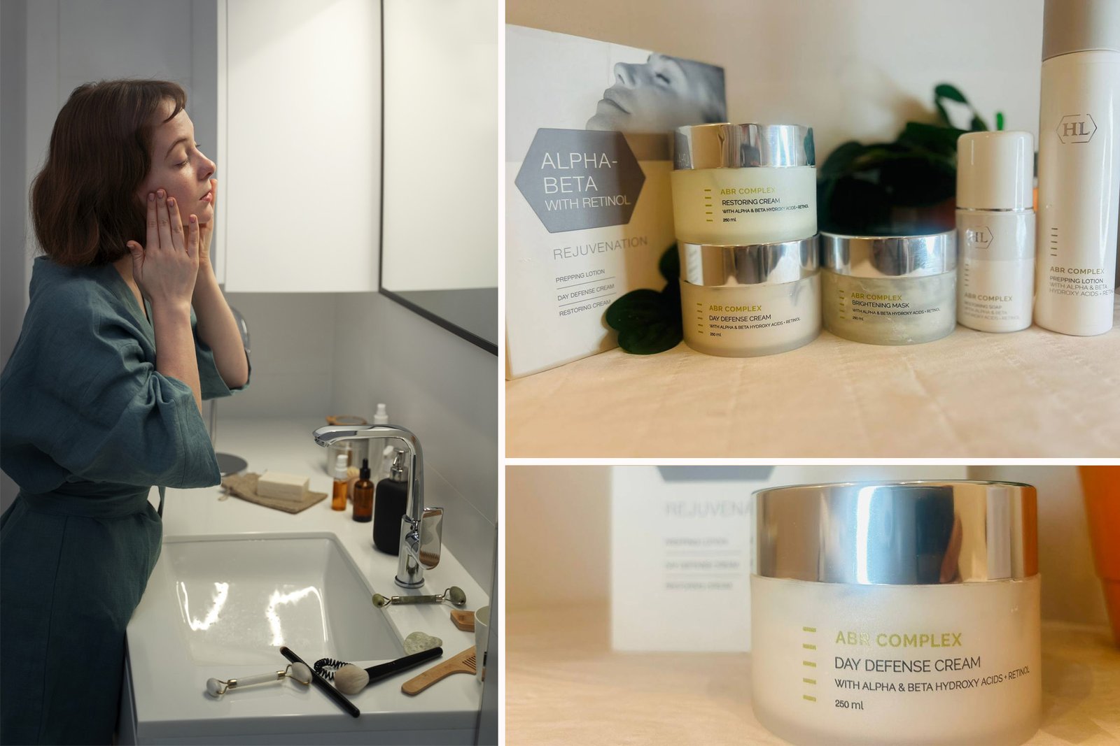 facial skin care with the HL Labs line