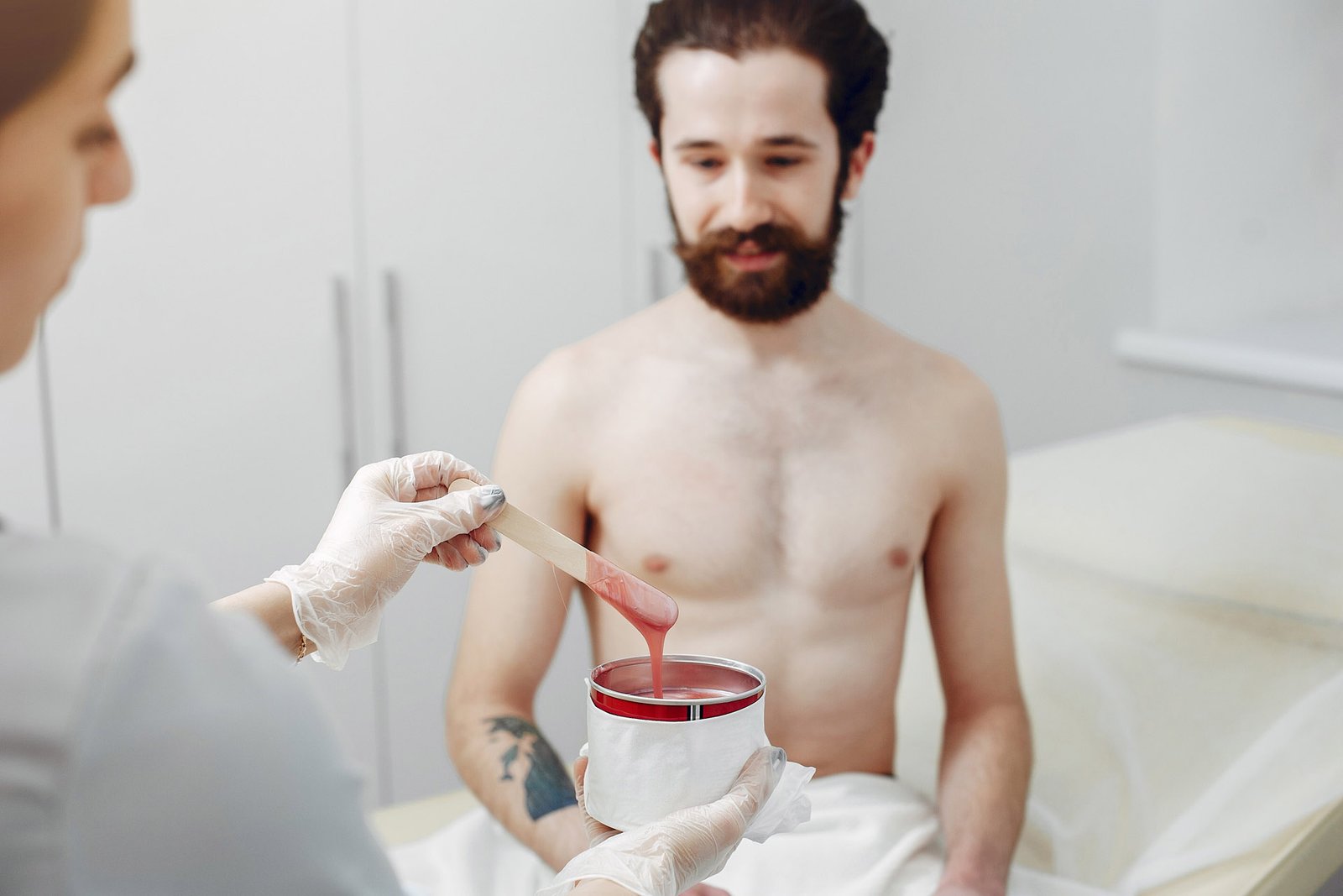 waxing hair removal for men